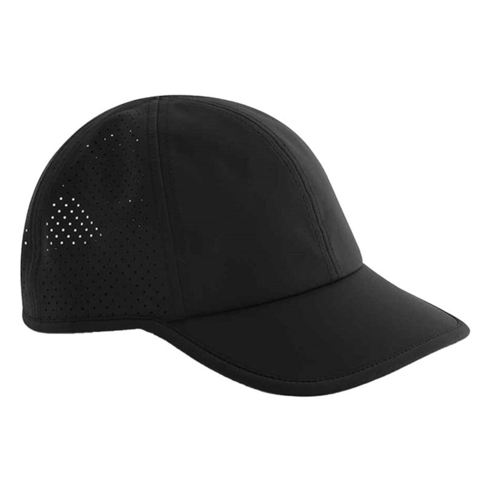 Beechfield Technical Training Baseball Cap / Black